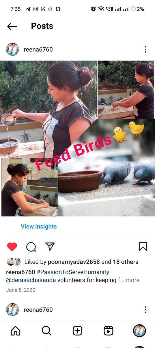Save birds🦜 the mute creatures earns you a lot of blessings. #HelpBirdsInSummers Birds Nurturing Put aside first bite of your meal for birds and give it to them later as inspired by Revered Ram Rahim