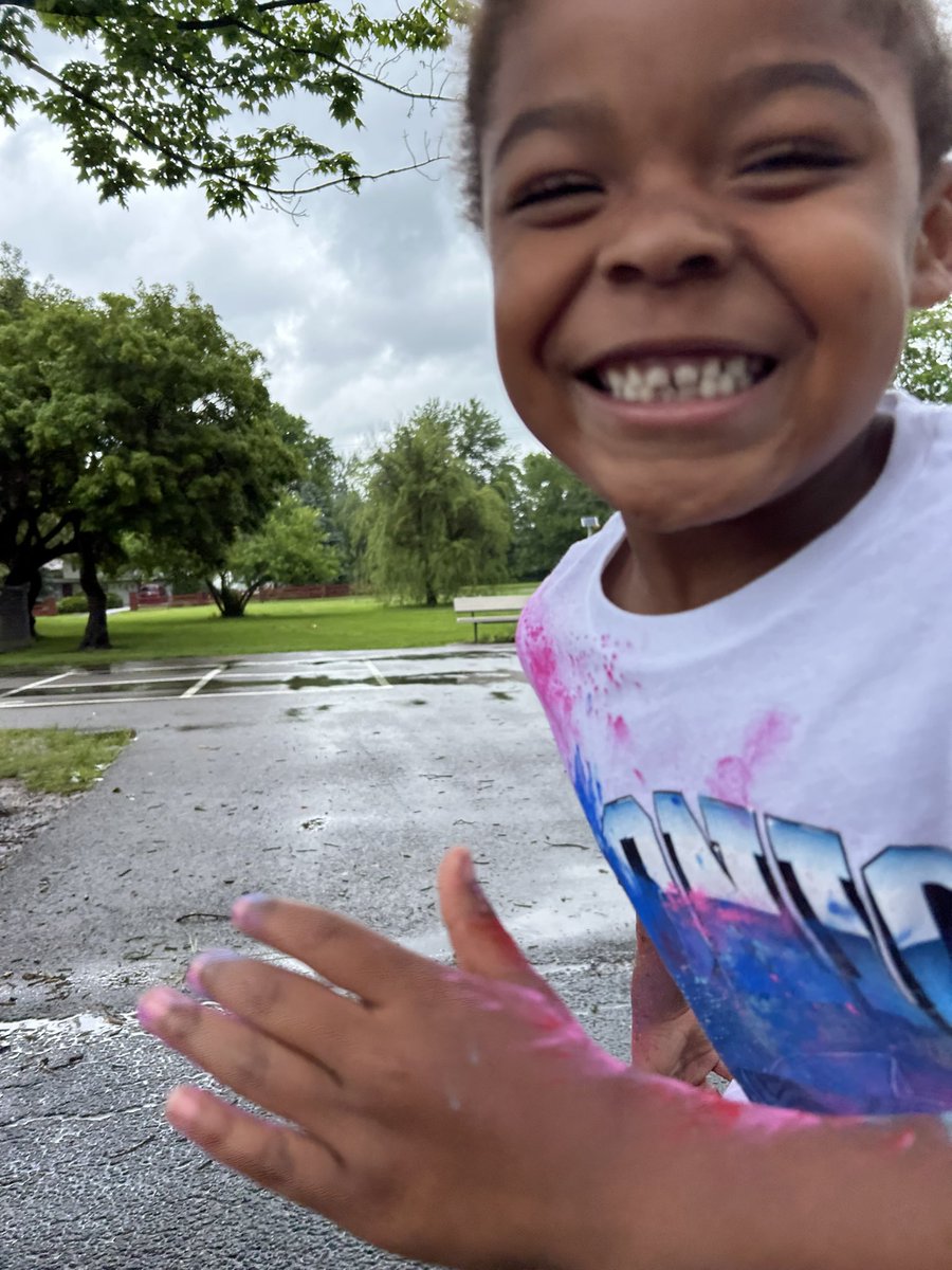 Still thinking about <a href="/PickeringtonES/">Pickerington Elementary</a> ‘s first Color Run! It was an amazing success! Also can’t forget that I spent about an hour of the day duct taped to the wall! <a href="/AlesiaGillison/">Alesia Gillison, Ed.D</a> #plsdproud <a href="/PLSD/">Pickerington Schools</a>