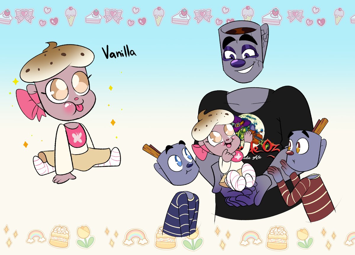 nice_carito's tweet photo. Vanilla came into Mr. Café's life when he was a teenager. Already experienced in caring of Lungo and Doppio, Mr. Café received Vanilla with a more patient attitude, his temperament was more softened by the fact that she was his younger sister and a girl. https://t.co/77WzWKTCYt
