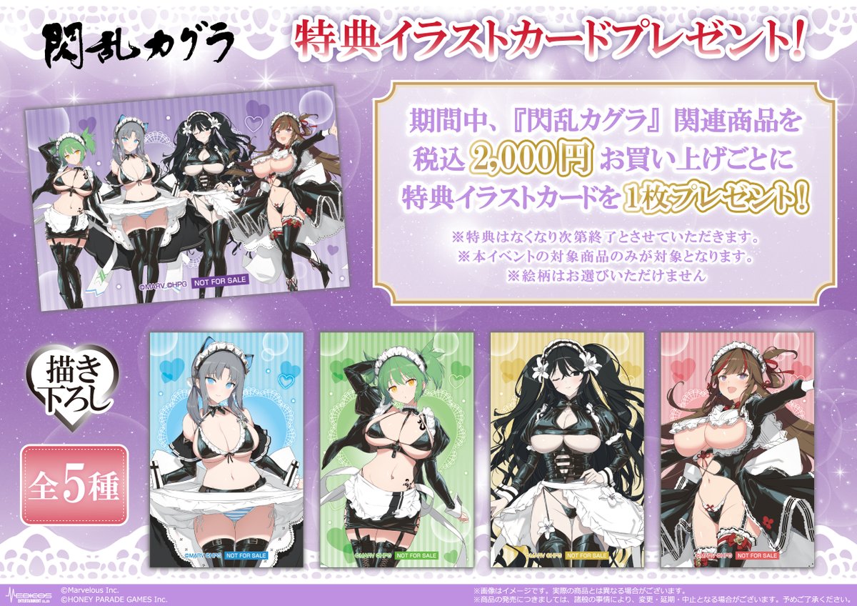 🛒本日受付開始🛒 『閃乱カグラ』×ドン・キホーテコラボ 事後受注販売