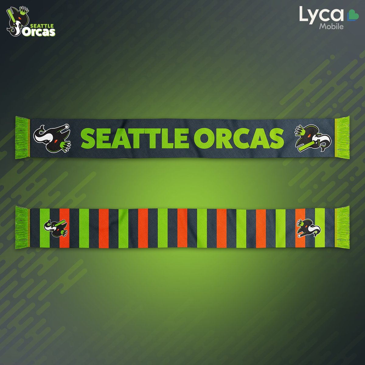 SCARVES UP! for #AmericasFavoriteCricketTeam 💚🖤

Wear your Orcas pride with our NEW 2024 team scarf 👉 bit.ly/SeattleOrcas-J…

#SeattleOrcas #MajorLeagueCricket #MLC2024 #AFCT | @LycamobileUSA