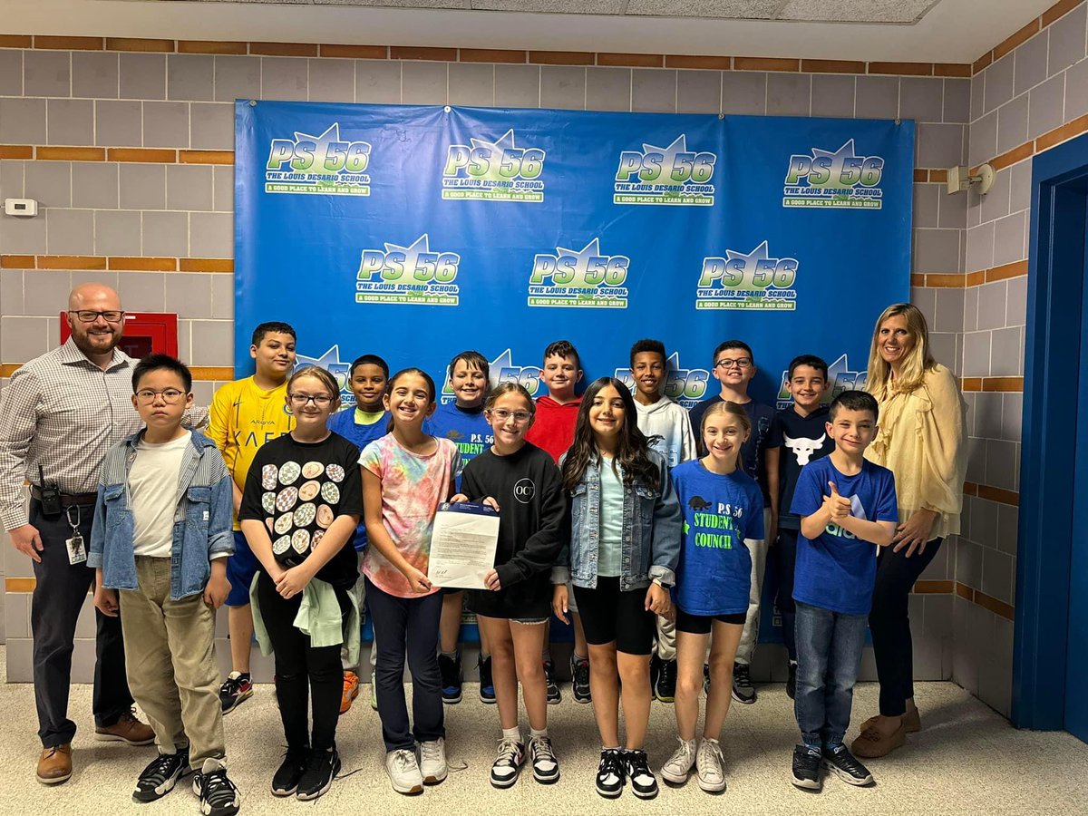 Brandon Chall (@brandon_chall) on Twitter photo Proud of our <a href="/PublicSchool56/">PS56 Staten Island</a> Student Council! They wrote letters to our local politicians and received a letter from <a href="/SIBPVito/">Staten Island Borough President Vito J. Fossella</a> allocating $150,000 for bathroom upgrades and new Smart boards from <a href="/JoeBorelliNYC/">Joe Borelli</a>! ππ#StudentVoice <a href="/DrMarionWilson/">Dr. Marion Wilson</a> <a href="/CChavezD31/">Christine Chavez</a> <a href="/CSD31SI/">CSD31StatenIsland</a> <a href="/NYCSchools/">NYC Public Schools</a> Proud of our <a href="/PublicSchool56/">PS56 Staten Island</a> Student Council! They wrote letters to our local politicians and received a letter from <a href="/SIBPVito/">Staten Island Borough President Vito J. Fossella</a> allocating $150,000 for bathroom upgrades and new Smart boards from <a href="/JoeBorelliNYC/">Joe Borelli</a>! ππ#StudentVoice <a href="/DrMarionWilson/">Dr. Marion Wilson</a> <a href="/CChavezD31/">Christine Chavez</a> <a href="/CSD31SI/">CSD31StatenIsland</a> <a href="/NYCSchools/">NYC Public Schools</a>
