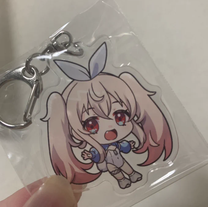 ジャージバニーアクキー届いた!コミティアに持って行きます!!
