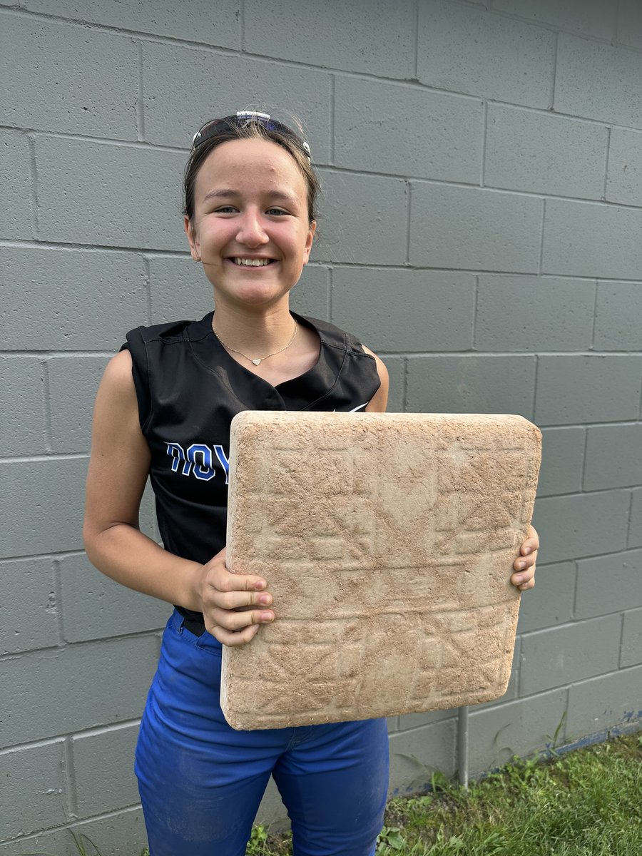 RO_Softball's tweet photo. Congrats to Miya O'Branovic and Kenzee Childress! 

O'Branovic swiped three bases in a 2-0 win over Clawson Monday, giving her 20 on the season, breaking Jordan Eyster's school record.

Childress tossed her 3rd no-hitter, breaking the record she and Marissa Krynak shared. 🏃‍♀️💪🥎 https://t.co/R0bxoiaVLG
