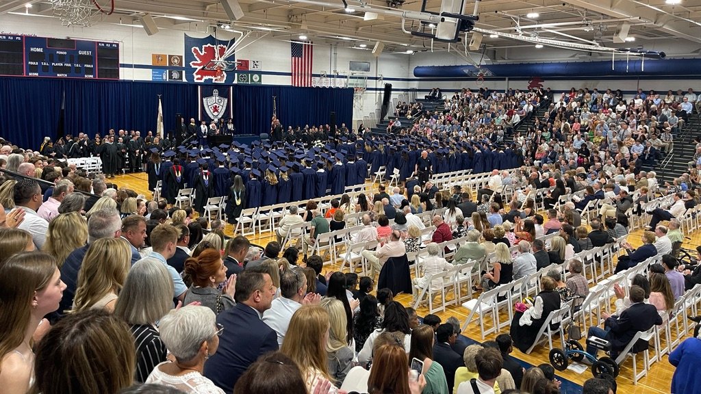 Cahill Gym was filled with thanksgiving, joy, and happiness tonight! 

Guided by the Viatorian mission, we're proud to send the Class of 2024 out as faith-filled, intellectually inspired, and ready to serve graduates of Saint Viator High School.
