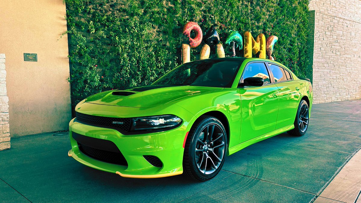 they say green is the color of luck. 💚 get ready to watch heads turn faster than your tires. charge into summer → brnw.ch/21wJY6h #palmsisheretoplay #playstayslay