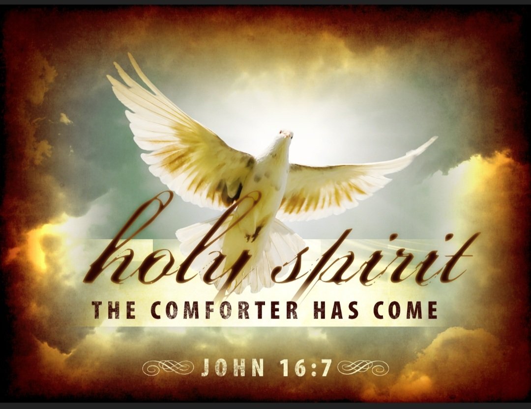 May you be at peace. The Comforter has come.