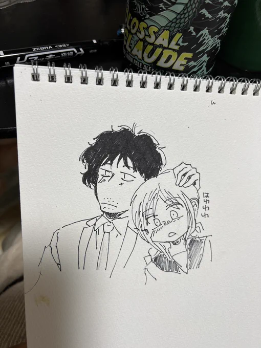 だいぶ前に描いた落書きだけど  #こんな時だから取り敢えず仲良しな画像を貼れ