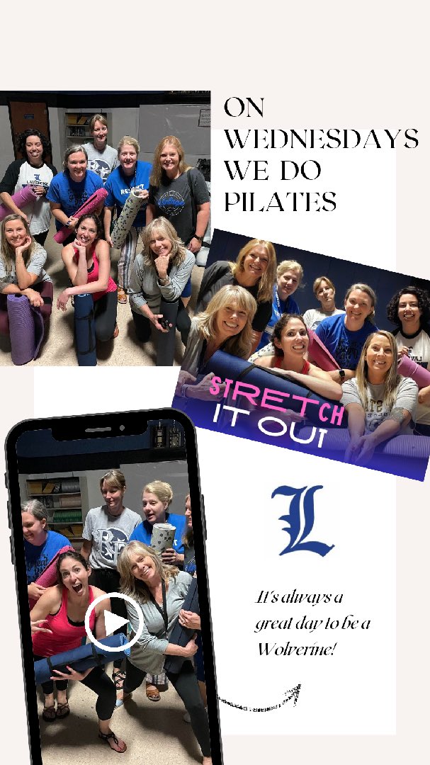 Year 2 of weekly staff Pilates is in the books!!! We normally meet on Wednesdays, but we did a bonus workout today to ease into summer break!! 🙌🏻 We have so much fun!!! I love this crew!!💗