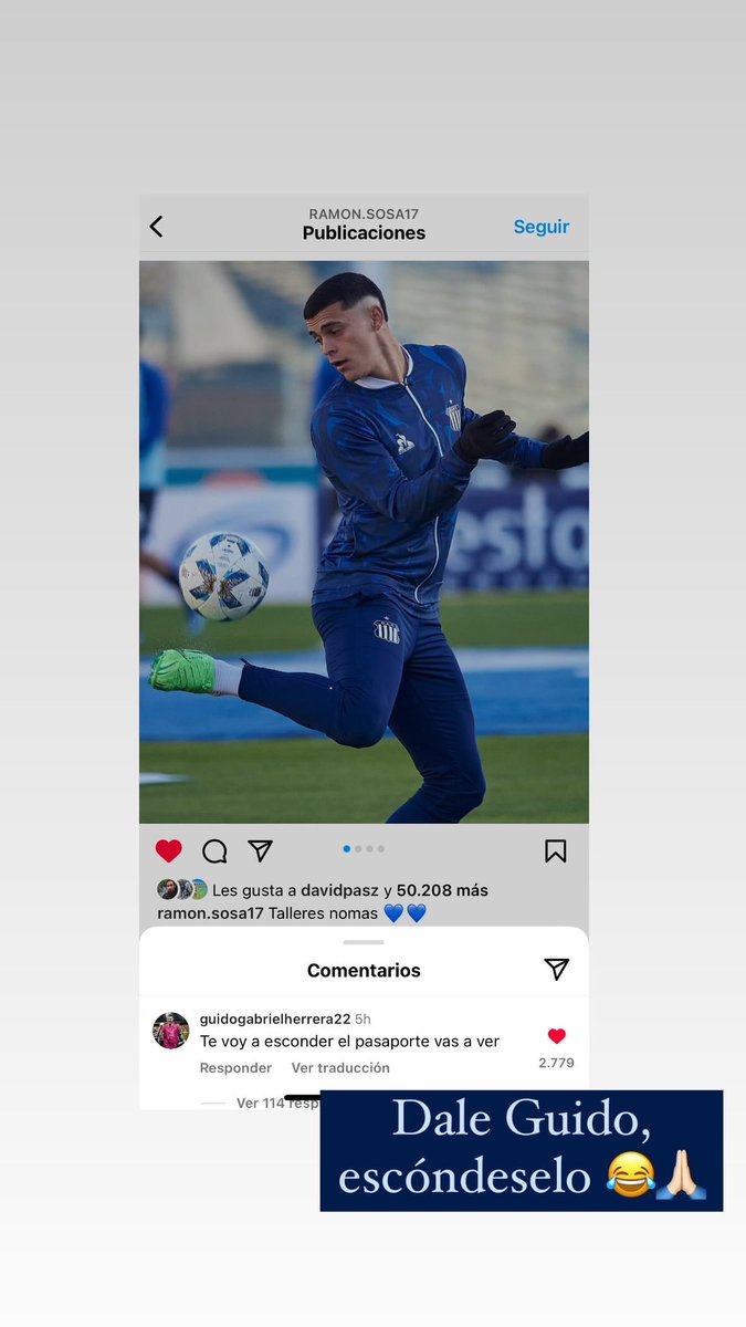 A mi me parece una idea brillante la de Guido 😂💙