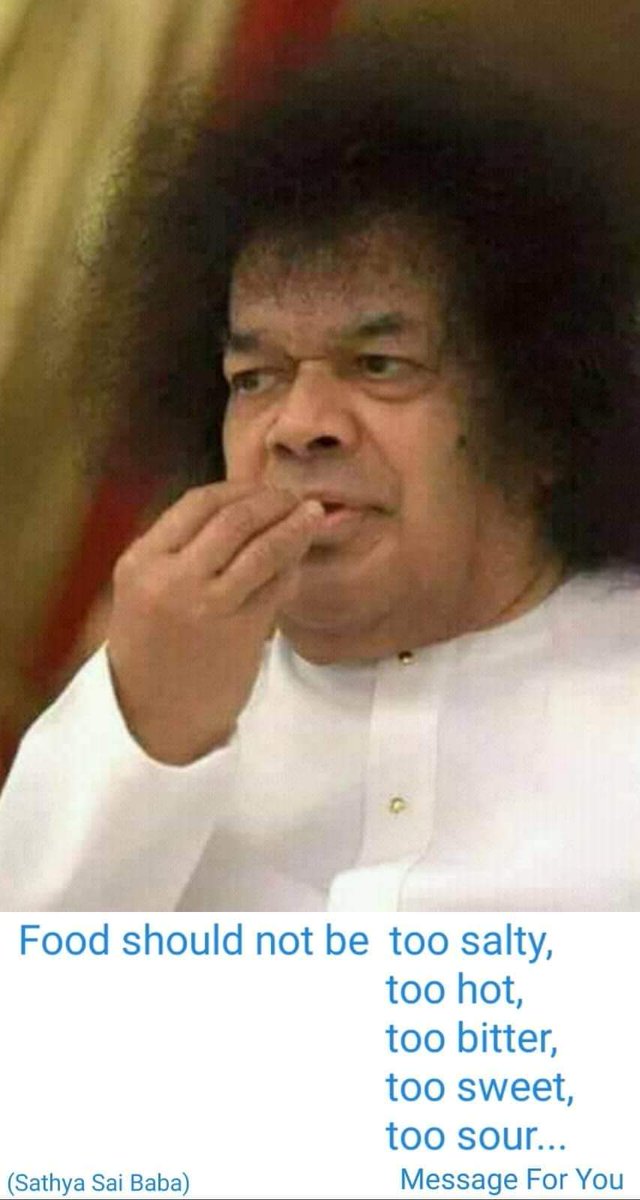 Swami :'Rajasic food generates virulent thoughts. By consuming non-vegetarian food, we develop brutal mentalities. Those who are practicing meditation must abstain from meat.We should also remember constantly that ahimsa or non-violence is the supreme dharma. It is a sin to kill