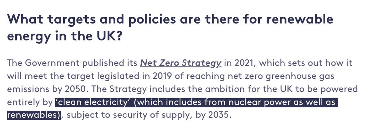 UKやEUではNuclearは「再生可能エネルギー」や「クリーンエネルギー」としてカウントされることが多い（無論されないこともある）。かのグレタ・トゥーンベリは原発をクリーン扱いしている。
nationalgrid.com/stories/energy…
lse.ac.uk/granthaminstit…