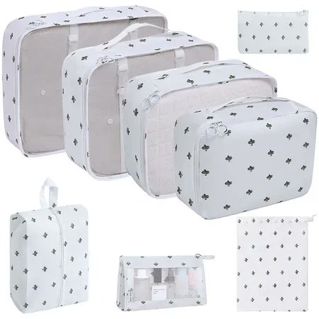 8pcs Large Capacity Luggage Storage Packing Bags Buy Now >>> tinyurl.com/yc3p4phc #luggagebags #luggagestorage #packingbags #packingcubes