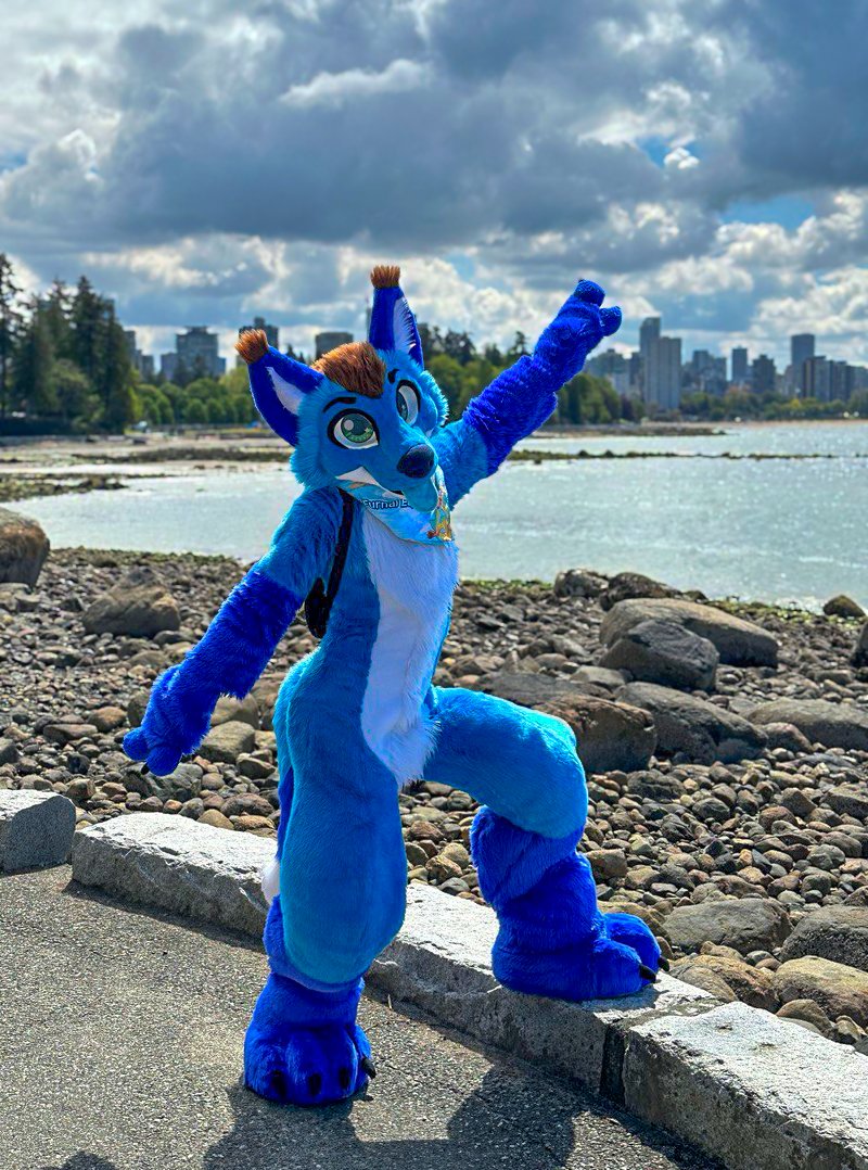 Walking 9km (5.6 miles) of the Stanley Park seawall today in full suit was fun! So many pictures and videos to share XD!