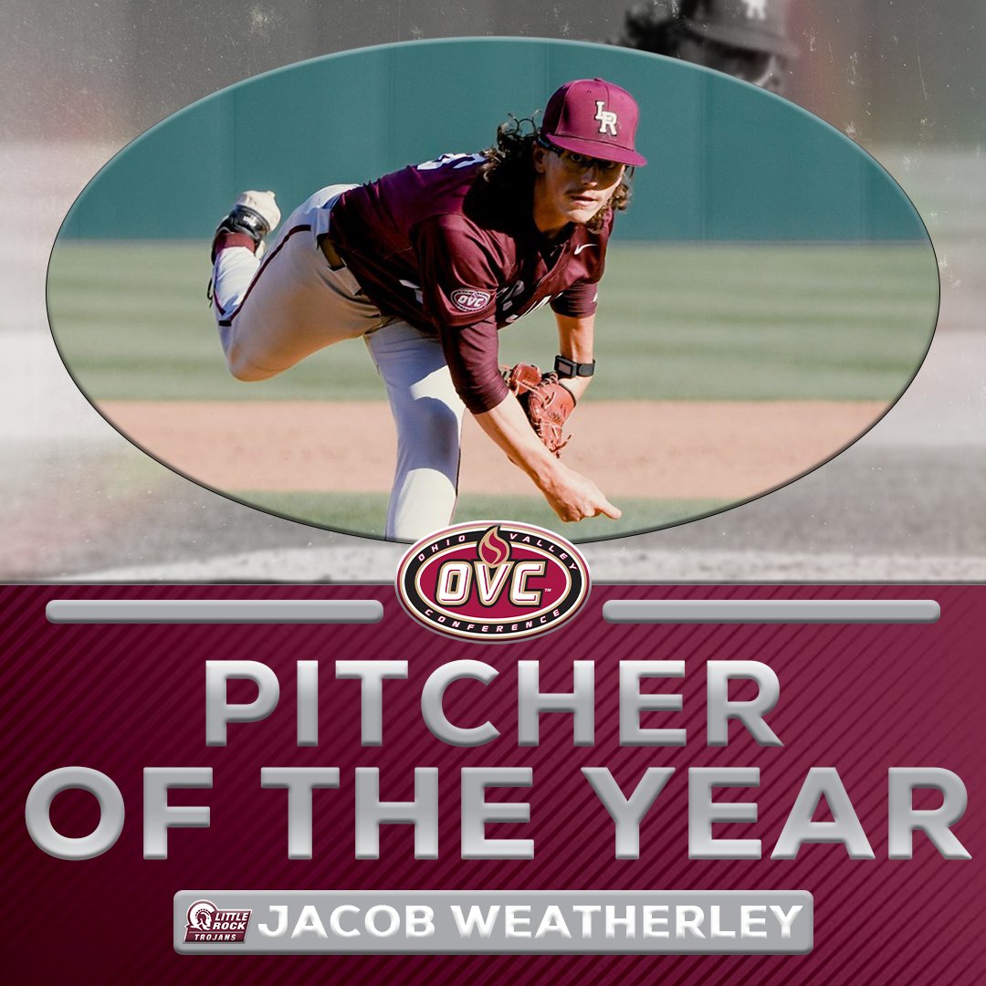 𝟮𝟬𝟮𝟰 𝗢𝗩𝗖 𝗕𝗮𝘀𝗲𝗯𝗮𝗹𝗹 ⚾ 𝗣𝗶𝘁𝗰𝗵𝗲𝗿 𝗼𝗳 𝘁𝗵𝗲 𝗬𝗲𝗮𝗿

<a href="/jweatherley21/">Jacob Weatherley</a> of <a href="/LittleRockBSB/">Little Rock Trojan Baseball</a>

#OVCit | #LittleRocksTeam