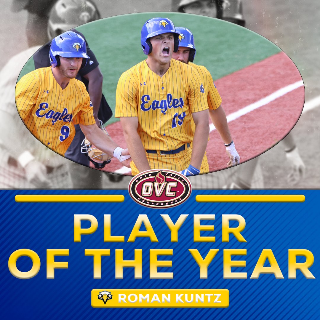 𝟮𝟬𝟮𝟰 𝗢𝗩𝗖 𝗕𝗮𝘀𝗲𝗯𝗮𝗹𝗹 ⚾ 𝗣𝗹𝗮𝘆𝗲𝗿 𝗼𝗳 𝘁𝗵𝗲 𝗬𝗲𝗮𝗿 @rkuntz88 of @MSUEaglesBsball #OVCit | #SoarHigher