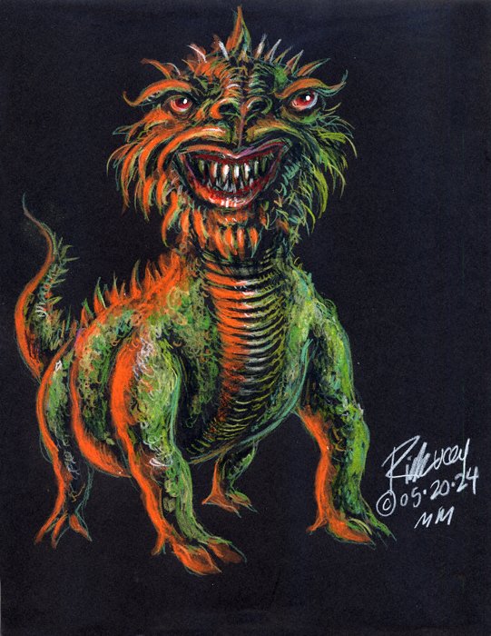 The new Monday Monster is here! Chills! #horror #monsterdrawing #horrorart #monsters #monsterart #MonsterMonday #artforsale #originalart #paint #colorpencildrawing #horror #HorrorCommunity #drawrick #artforsalebyartist #mutated #HorrorFamily