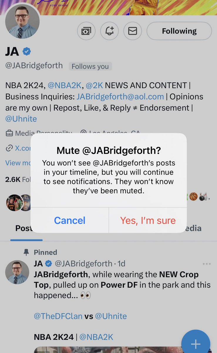 Time to mute the wannabe Woj of the 2K community😭😭😭