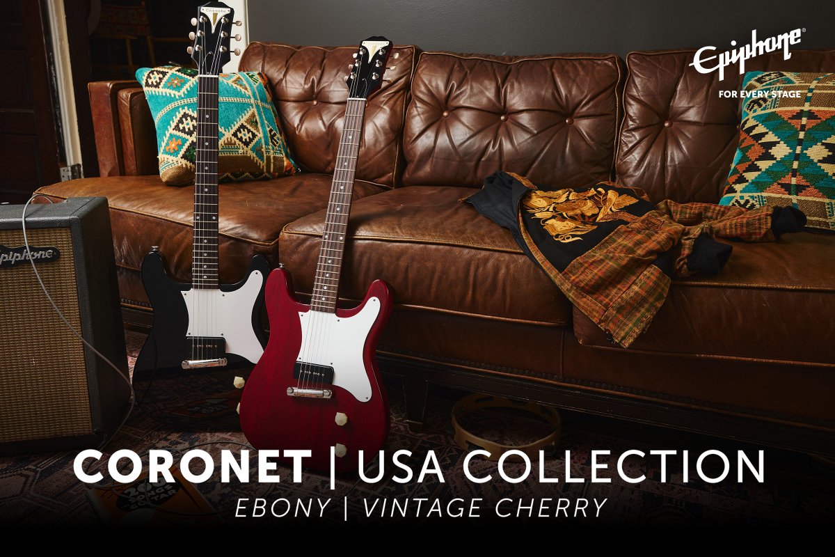 エピフォンから、ブランドのオリジナルモデル『Coronet』が米国製のプレミアム・シリーズ『Epiphone USA Collection』に新規追加！

詳しくは▶ bit.ly/3V9ui6n

#エピフォン #コロネット #オリジナル #メイドインアメリカ #USA製