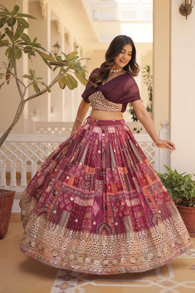 EvaVastra's tweet image. Multi Printed Lehenga With Fancy Crop Top.

SKU: 5032
BEST OFFERS PRICE: DM
Kindly inbox or whatsapp on +919601619717 for more details.

 #WeddingDesigner #WeddingCouture
#Unique #trending #TheFestiveEdit
#fashionista #designer #designerclothes #designerbrand  #evavastra