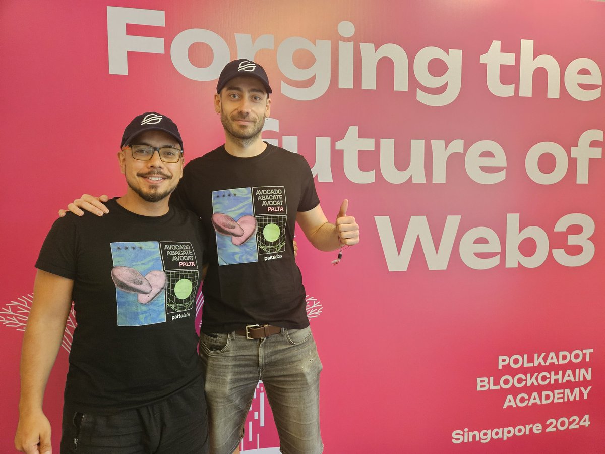 PaltaLabs's tweet image. We have @celadari_dev and @esteblock_dev representing @PaltaLabs 🥑, @Stellar and @SorobanOfficial  at the @Polkadot @AcademyPolkadot  #PolkadotBlockchainAcademy

So excited to be here to learn and collaborate!