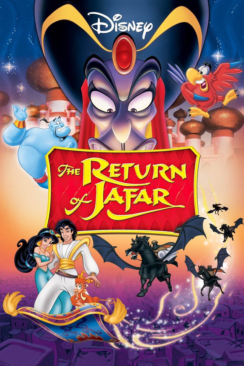 TheRiddlerMan's tweet photo. Watching #Aladdin and the #ReturnOfJafar for its 30th Anniversary on #DisneyPlus. This was one of the few good sequels that #Disney made back in the day. https://t.co/3RUt9cswnM