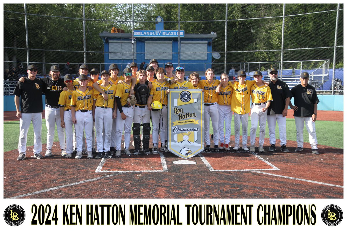 Congrats to the Junior Blaze <a href="/Langleyblaze/">Langley Blaze 🇨🇦</a> on repeating as Champions of the Ken Hatton Memorial Tournament...Great action...a nice look at the future