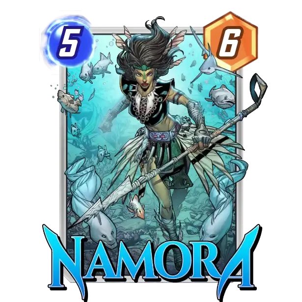 jessnapz's tweet photo. Namora is going to be available soon! 🧜🏻‍♀️

Her ability is On Reveal! With so many Junk and Clog players right now, I am not so sure how useful she is. 😅

I will probably pass. Will you use your keys, spend your tokens, or pass? 🤔 https://t.co/HTVHcT35im