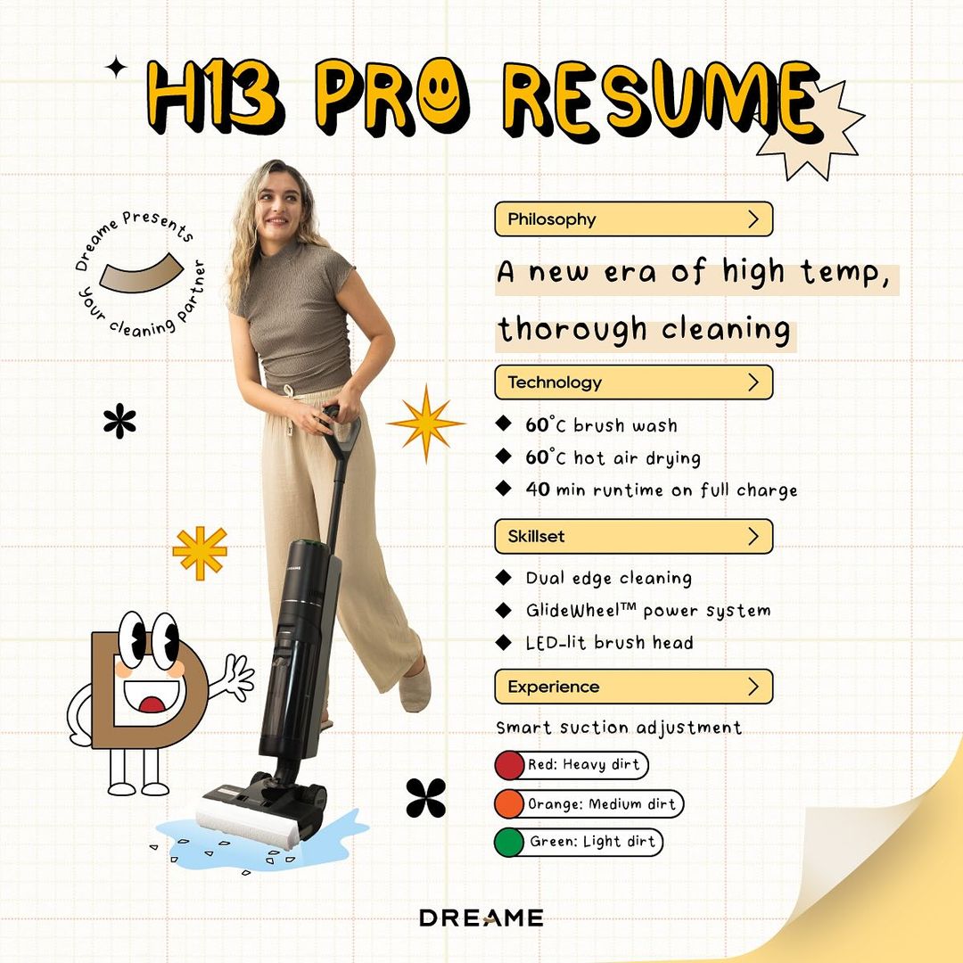 DreameIndonesia's tweet photo. Kenalan dulu dong dengan #dreameH13Pro! Wet & Dry Vacuum paling canggih dari #DreameIndonesia! Dilengkapi dengan beberapa teknologi canggih seperti:
π· 60Β°C #hotwaterwashing
π·60Β°C #hotairdrying
π· LED-Lit Brush Head
yang akan memudahkan kamu untuk bersih-bersih di rumah! https://t.co/U9CHlA8XSJ