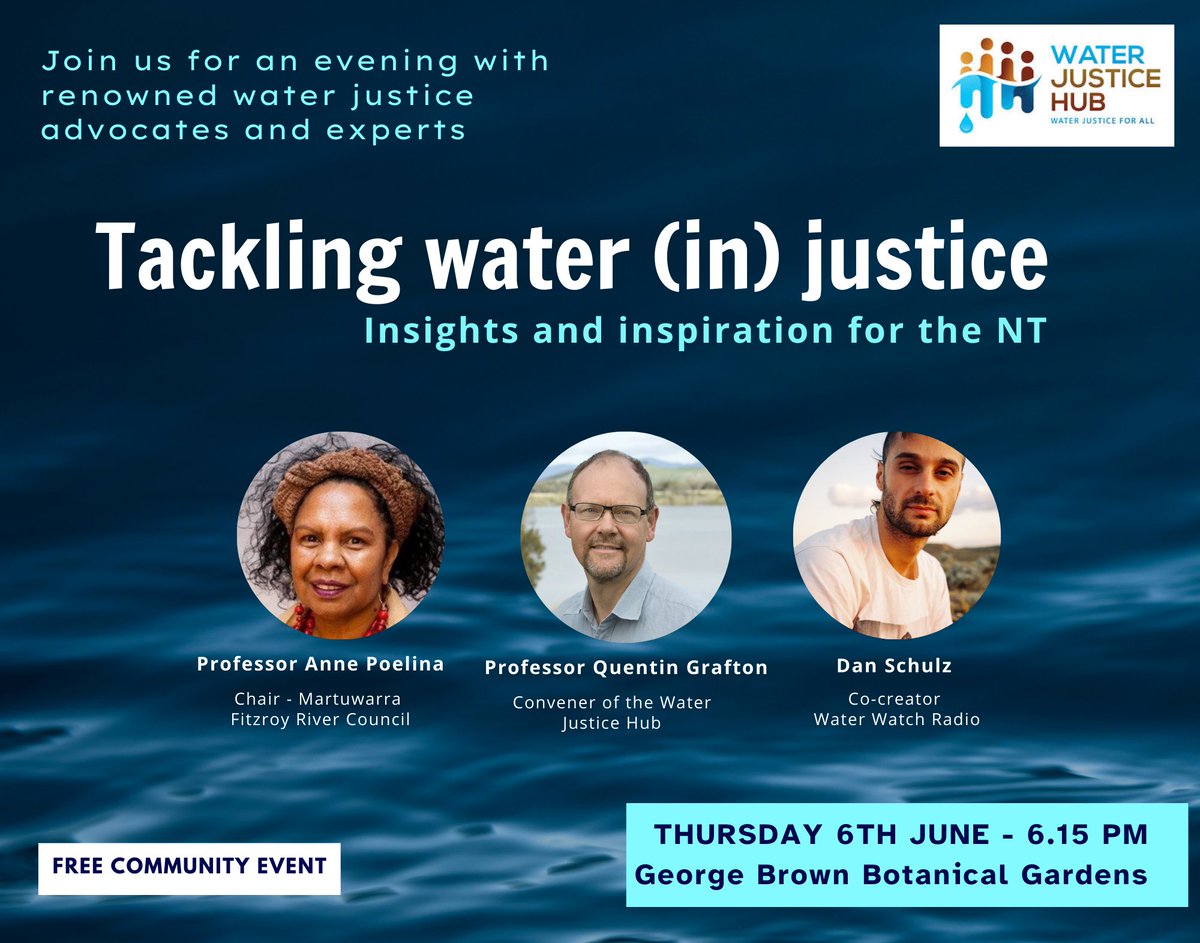 This special event brings together a lineup of water justice experts and advocates from the Water Justice Hub who will share their insights into urgent water-related challenges that face First Nations and local communities. Register here: tinyurl.com/2vvmp9p2