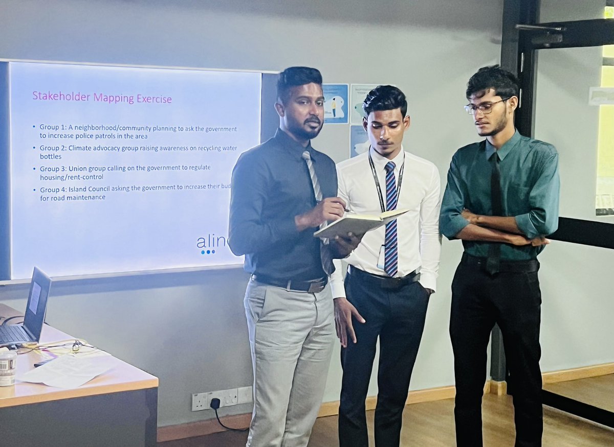 Great start to #stratcomms training for <a href="/governmentmv/">Government of Maldives</a> officials with participation from multiple Ministries from <a href="/MoHEmv/">Min. of Higher Edu, Labour and Skills Development</a> <a href="/MoEDmv/">Ministry of Economic Development and Trade</a> <a href="/MoDLCH/">Ministry of Dhivehi Language, Culture and Heritage</a> <a href="/MoSFR_mv/">Ministry of Sports, Fitness and Recreation</a> <a href="/MVIaffairs/">Ministry of Islamic Affairs</a> <a href="/MFORmv/">Ministry of Fisheries and Ocean Resources</a> <a href="/MoEnvmv/">Environment Maldives</a> Looking forward to the next week of rolling out new modules about #AI comms <a href="/UKinMaldives/">UK in Maldives 🇬🇧🇲🇻</a> <a href="/mjunayd/">Junayd</a>