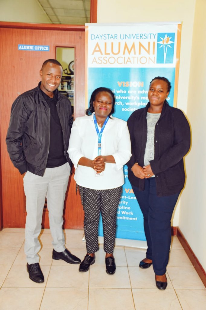 @CRECOKenya paid a courtesy visit to the Head of @DaystarAlumniDU @leahkomen1 to explore partnerships in mentorship and curbing misinformation/fake news leveraging on the richness of @DaystarUni in the journalism field #CRECOxDaystar #Mentorship #StopMisinformation