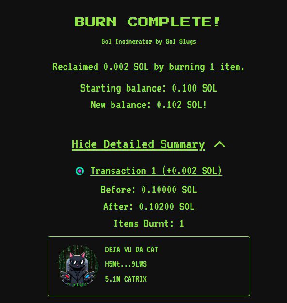 BURNT 5 MILLION $CATRIX WE WILL ESCAPE ! MORE TO COME 
 solscan.io/tx/3xcTuxaBLb3…