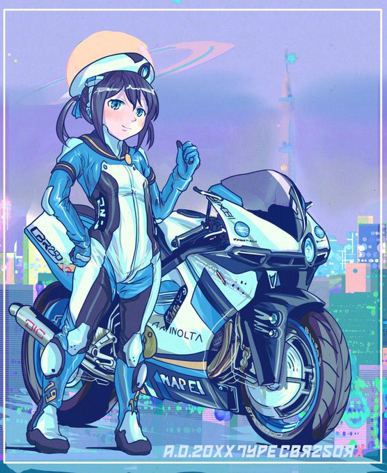 「モータービークル バイク」のTwitter画像/イラスト(新着)
