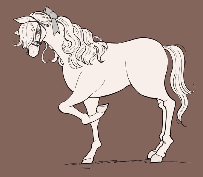 「horse long hair」 illustration images(Latest)