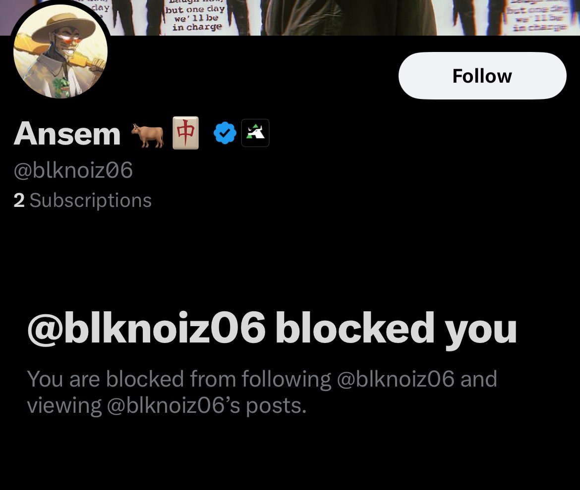 Guess he can’t handle the Dragon Energy

It’s an honor. 

Stay creepin <a href="/blknoiz06/">Ansem</a> 

For those that can handle the Dragon 

0xdbc2f5c2560e4dad7d5974f883cfc0a300eb39c8