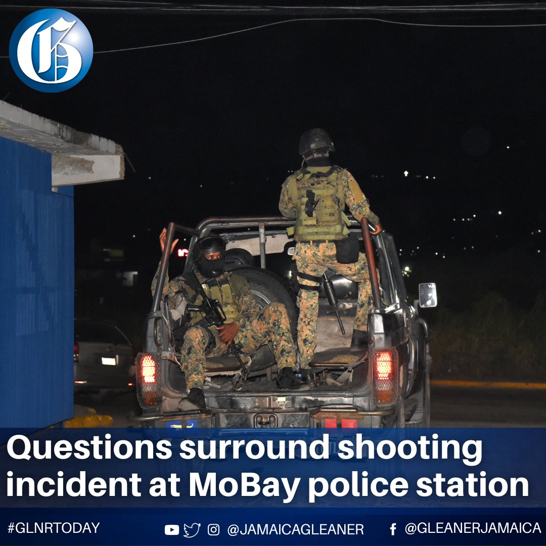 Questions yesterday surrounded Saturday night’s bizarre shooting at the Freeport Police Station in Montego Bay, St James.

Read more: jamaica-gleaner.com/article/lead-s… #GLNRToday