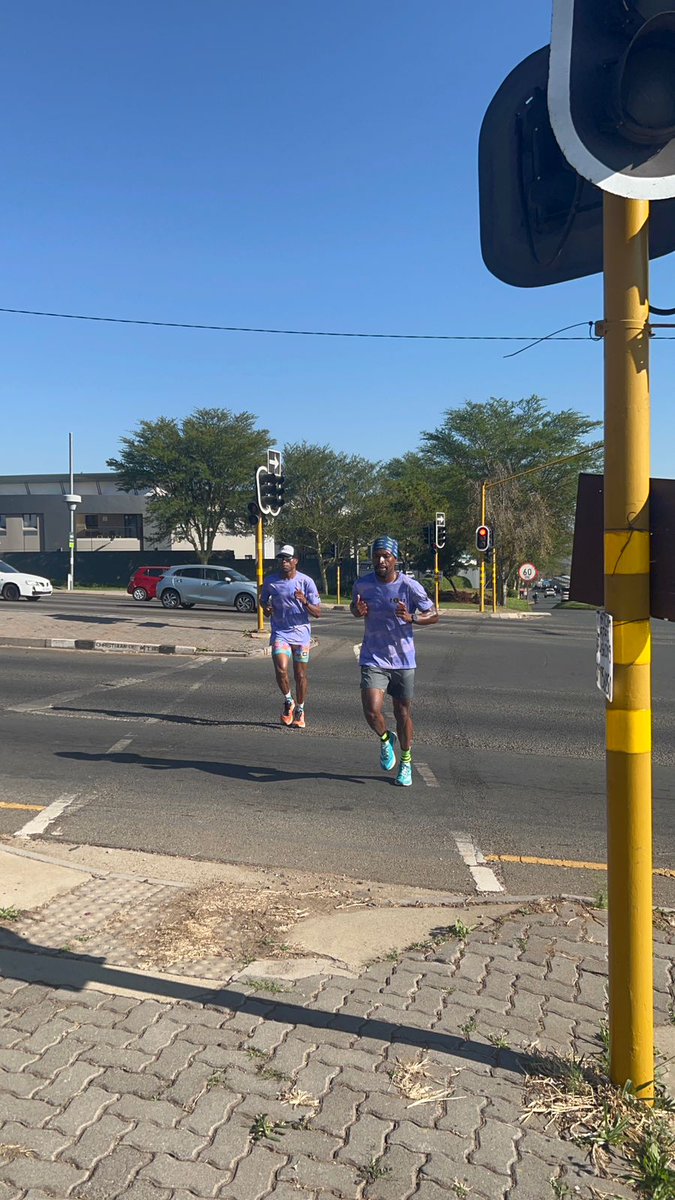 #Trapnlos 🦅 #IPaintedMyRun #FetchYourBody2024 Same task different approach 👌 👌 Slow is smooth, smooth is fast 👌 👌 👌 With former sub 4 bus driver......