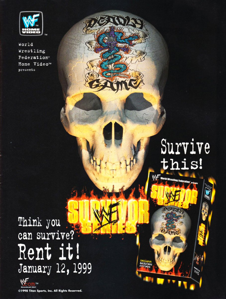 Think you can survive this on home video? 📼 #WWE #WWF #Wrestling #SurvivorSeries