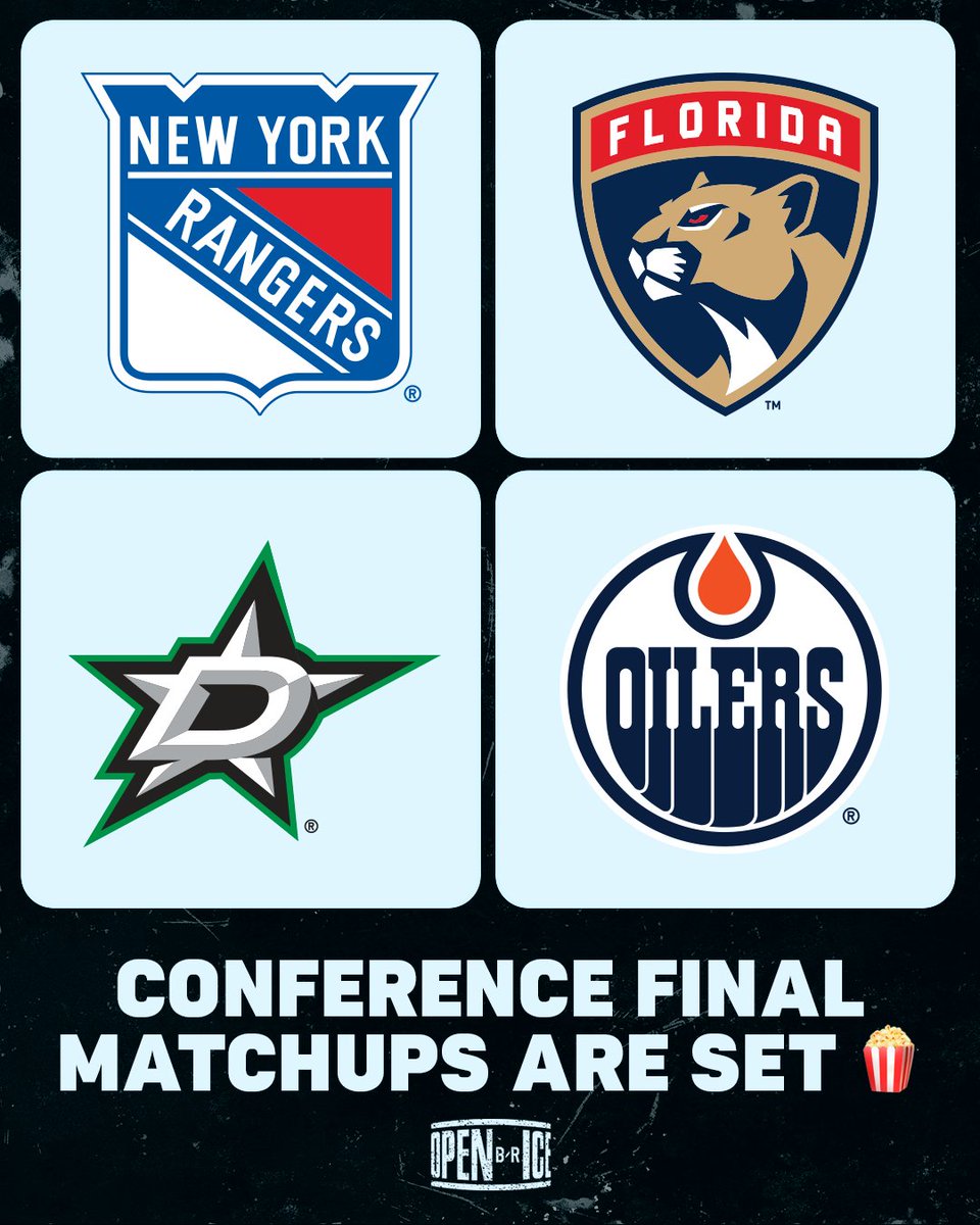 And then there were four 4️⃣

The Conference Final matchups are SET... Who ya got? 🔥