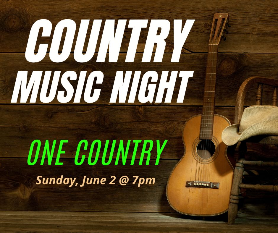 Country night is back at Tempo, Sunday, June 2nd at 8pm with One Country! #countrymusic #onecountry #gilroy #visitgilroy #tempokb