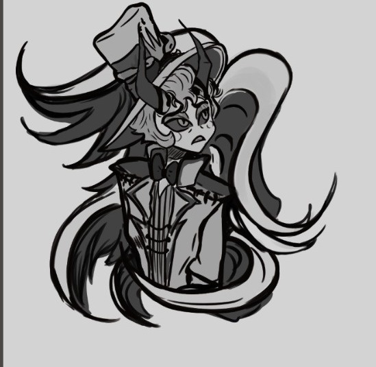 Lucifer doodle #lucifermagne #hazbinhotel #Fanart #luciferhazbin