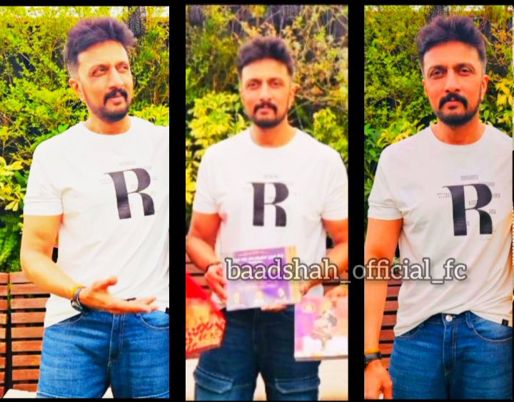 The 🐐 with New hairstyle.!🔥 @KicchaSudeep #KicchaSudeep #MaxTheMovie #KicchaBOSS𓃵