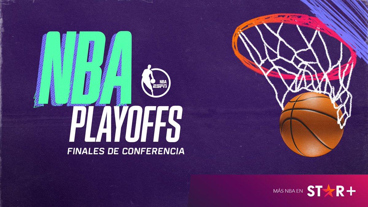 🏀 #NBA - #NBAPlayoffs | Las finales de la Conferencia Este (Celtics vs. Pacers) se verán por ESPN2 en Sudamérica (ESPN en Centroamérica y México) y Star+. Por su parte, las de la Conferencia Oeste (Timberwolves vs. Mavericks) serán exclusivas de @StarPlusLA y NBA League Pass.