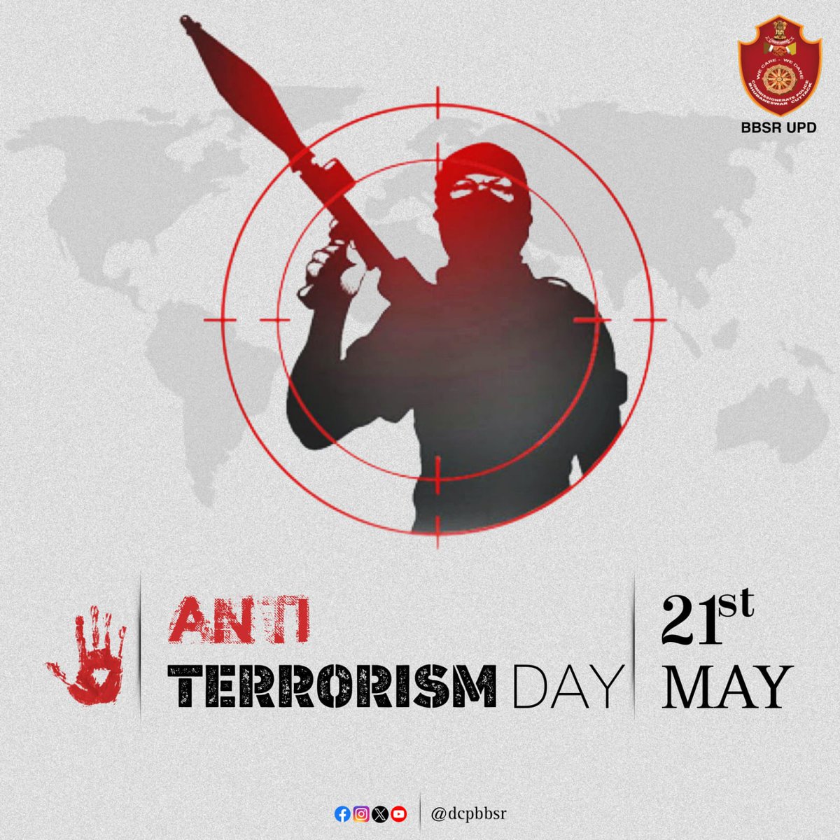 On this #AntiTerrorismDay2024, let's stand together against violence and work towards a world of peace and unity.Let's create a future free from fear.
#WeCareWeDare #EndTerrorism
#UniteForPeace #SpreadPeace