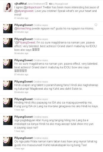 Bb_menita03's tweet photo. 4. cristine reyes' rant against sarah geronimo's "pag magagaling sumayaw habulin ng mga babaeng sexy" remarks at asap xv rehearsal 

over rayver cruz https://t.co/OKVgXSCn0U