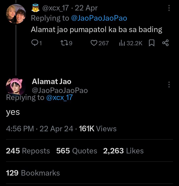 11. jao of alamat pumapatol sa bading
