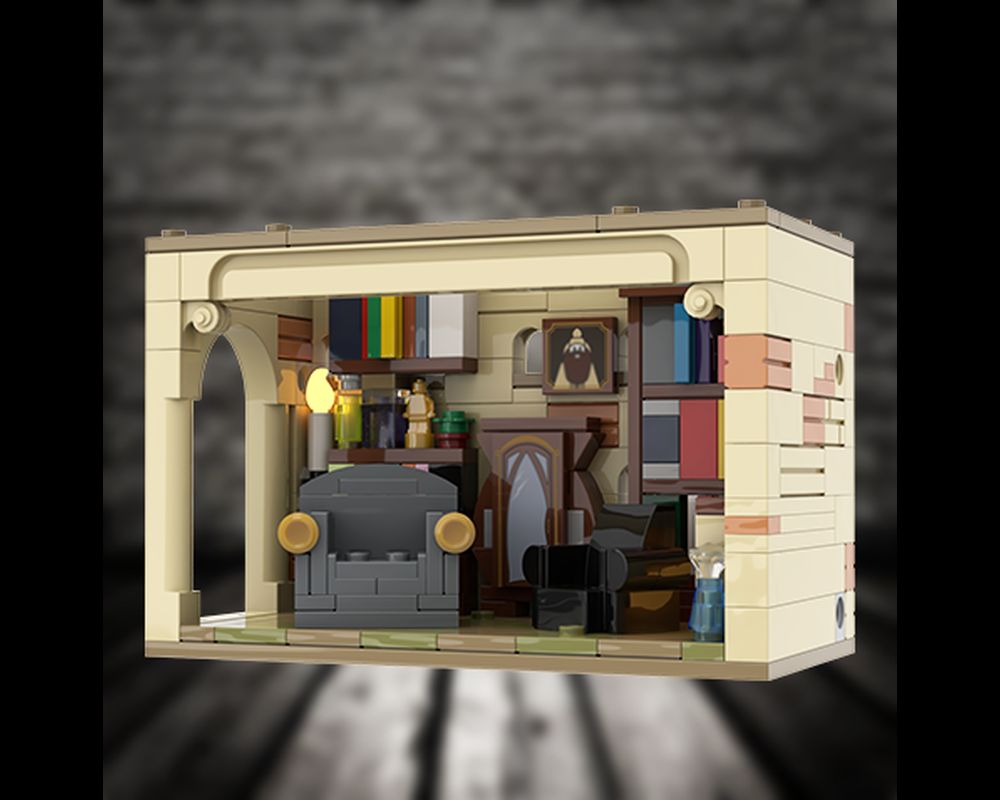 MOC - HP Modular - Staff Room by JD Bricks #LEGO reb.li/m/184248