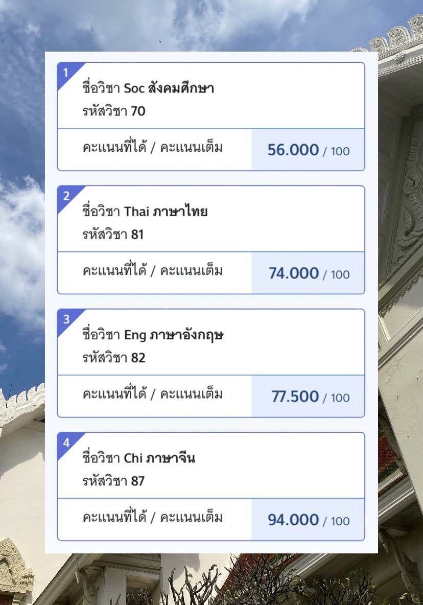 สวัสดีค่า เธรดนี้จะมาแนะนำการเตรียมตัวสอบเข้า #อักษรจุฬา ของเรา (ใช้ภาษาที่ 3) เพื่อเป็นแนวทางให้คนที่สนใจจะเข้าคณะนี้ต่อไปนะคะ💗 

#dek67 #dek68 #tcas68 #dek69 #dek70 #เด็กซิ่ว