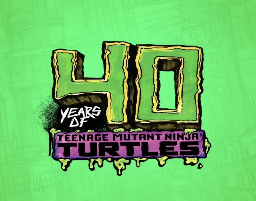 ToonHive's tweet image. The '40 Years of Teenage Mutant Ninja Turtles' Logo has been unveiled.